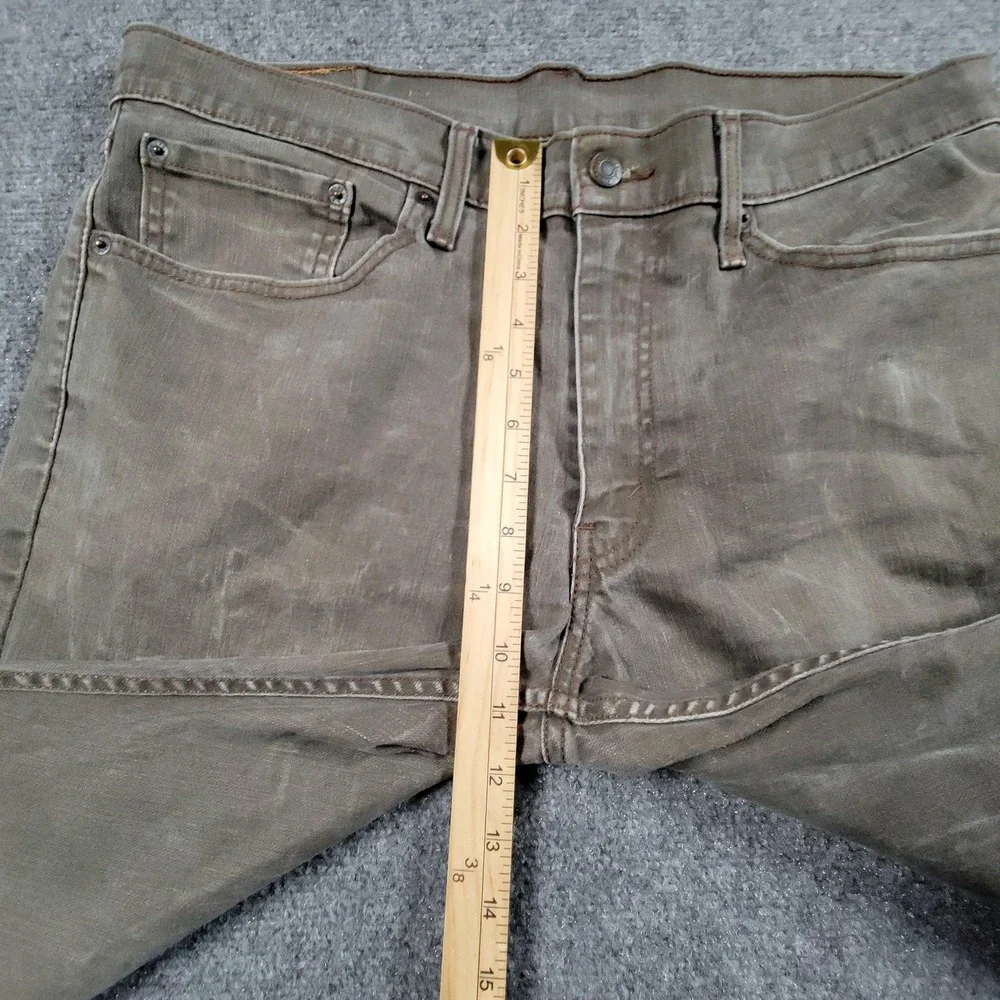 Levis 511 Jeans Mens 36x31 Gray‎ Slim Fit Stretch Denim Straight Leg Casual